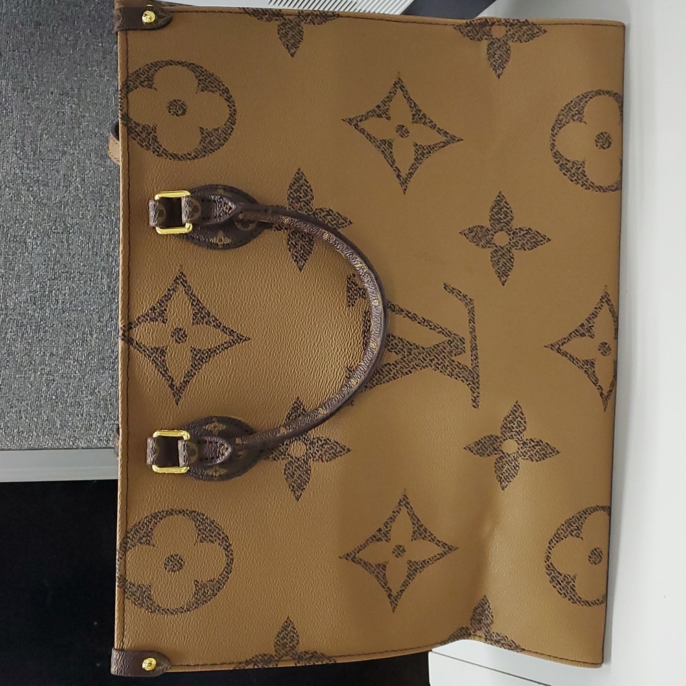 Dup! BRAND NEW Louis Vuitton Monogram Brown and Gold Handbag - Picture 3 of 8